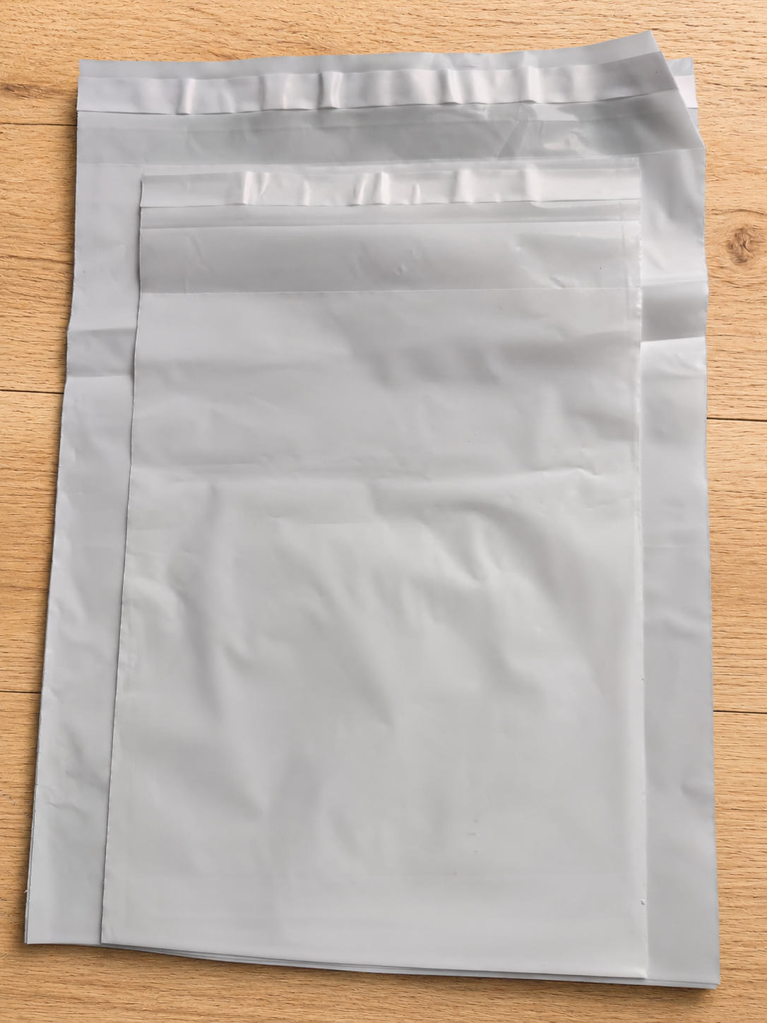 Courier Poly Mailer Poly 100 Pcs (White) - Image 1
